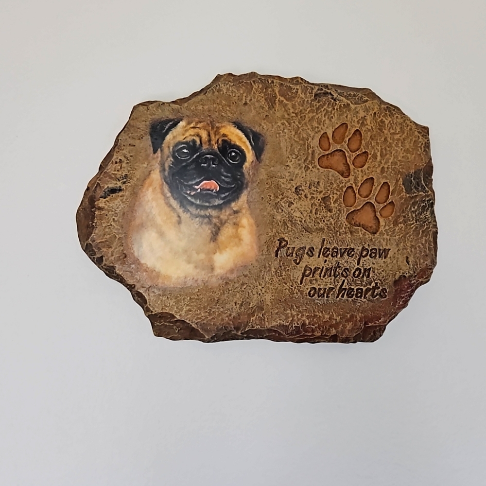 Limited edition pug wall hanging